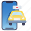 gradient, mobile, taxi, travel, transport, application 