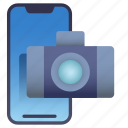 gradient, mobile, camera, photo, phone, application