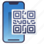 gradient, mobile, code, scan, qr code, digital, application 
