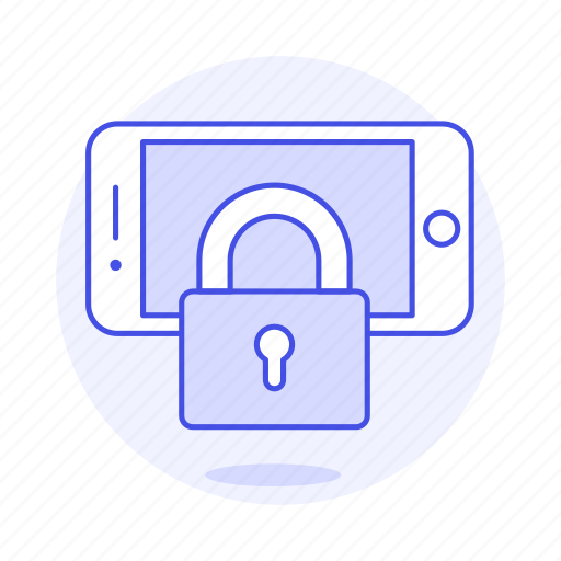 Phone, mobile, smartphone, locked, security, lock icon - Download on Iconfinder