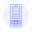 basic, button, devices, front, keyboard, mobile, phone, screen 