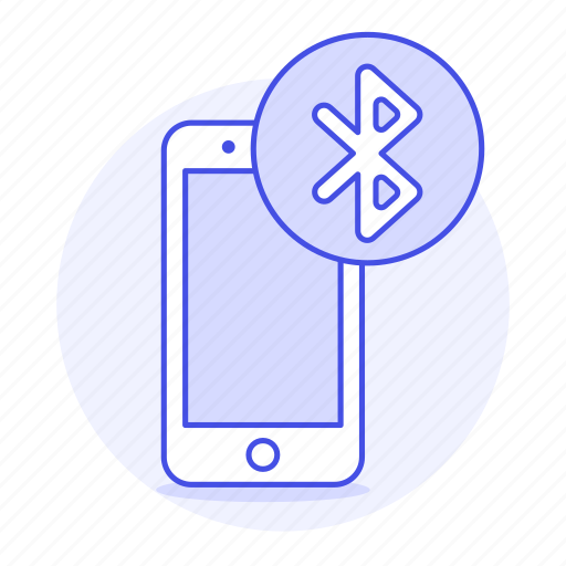 Bluetooth, blutooth, enabled, mobile, network, phone, signal icon - Download on Iconfinder
