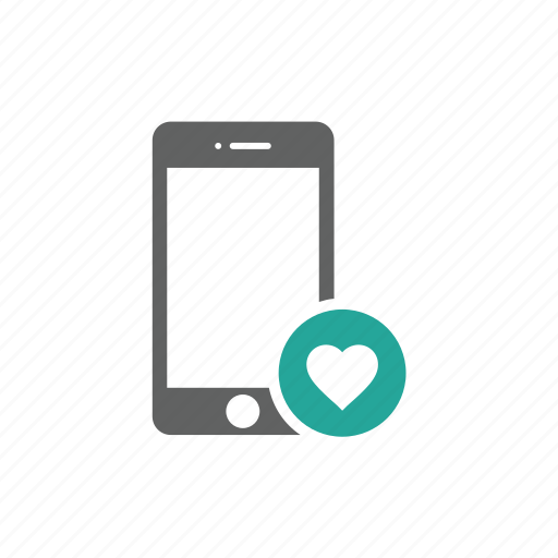 Favorite, heart, iphone, like, love, mobile, phone icon - Download on Iconfinder