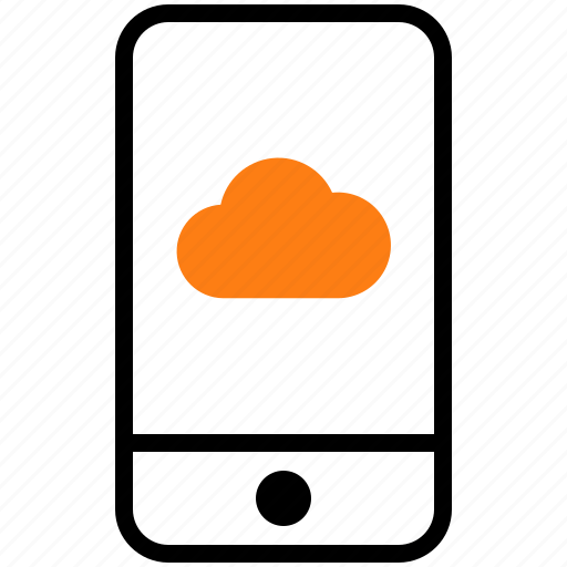Cloud, device, gadget, mobile, phone icon - Download on Iconfinder