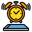 alarm, clock, mobile, phone, time, timer, tool 