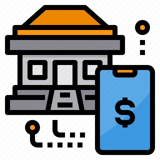 Bank, banking, method, mobile, online, payment, phone icon - Download on Iconfinder
