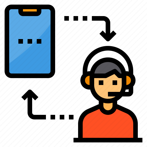 Call, center, communication, mobile, online, phone, service icon - Download on Iconfinder