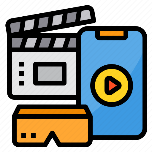 Glasses, mobile, movie, phone, recorder, vr icon - Download on Iconfinder