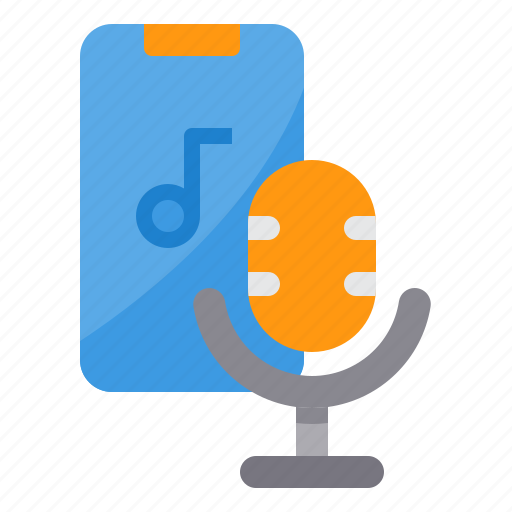 Microphone, mobile, music, phone, recorder, recording, voice icon - Download on Iconfinder