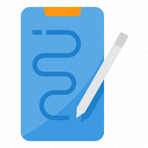 Electronic, mobile, pen, phone, writting icon - Download on Iconfinder
