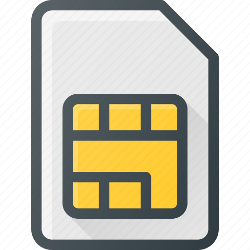 Card, communication, mobile, phone, sim icon - Download on Iconfinder