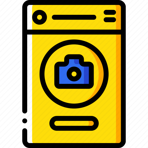 App, camera, experience, mobile, smartphone, user, ux icon - Download on Iconfinder