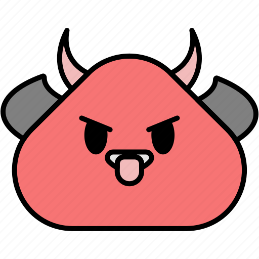 Devil, evil, emoticon, emotion, emoji icon - Download on Iconfinder