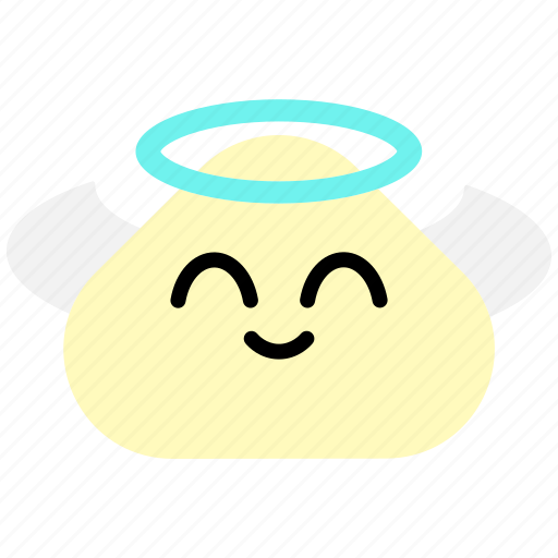 Angel, emoji, emoticon, smiley, emotion icon - Download on Iconfinder