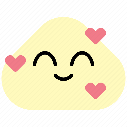 Grin, heart, emoticon, emoji, emotion icon - Download on Iconfinder