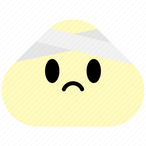 Head bandage, sick, emoji, emoticon, expression, emotion icon - Download on Iconfinder