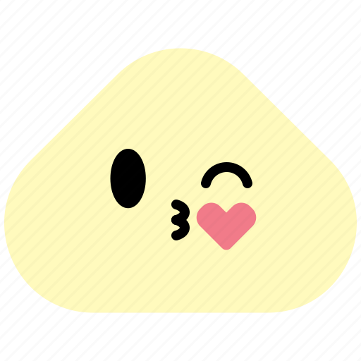 Kissing, heart, kiss, emoji, emoticon, expression icon - Download on Iconfinder