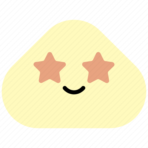 Star, struck, star eyes, emotion, emoji, emoticon, expression icon - Download on Iconfinder