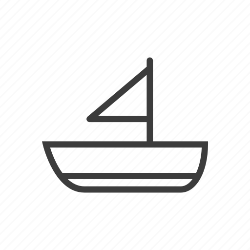 Boat, sailboat, ship icon - Download on Iconfinder