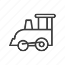 locomotive, steam engine, train