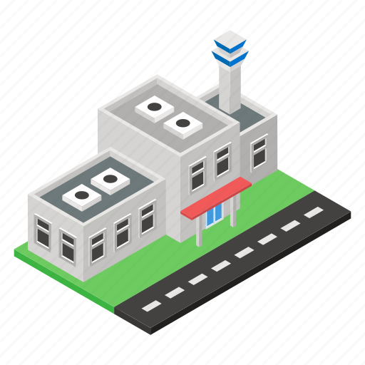 Airport, airport entrance, airport terminal, modern architecture, station icon - Download on Iconfinder
