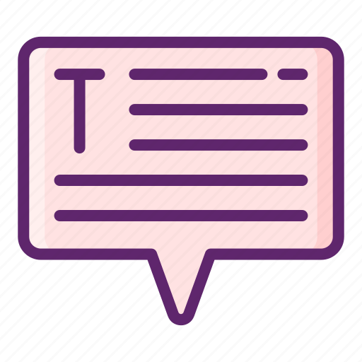 Text, mesage, texting icon - Download on Iconfinder