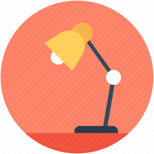 Desk lamp, desk light, lamp, lamp light, table lamp icon - Download on Iconfinder