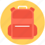 backpack, bag, book bag, school bag, school supplies 