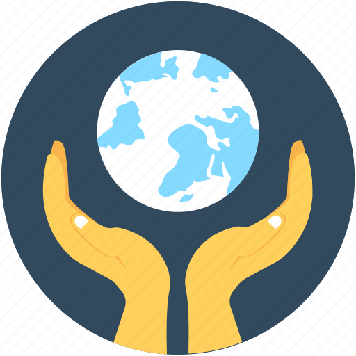 Earth, hand gesture, planet, save the earth, save the planet icon - Download on Iconfinder