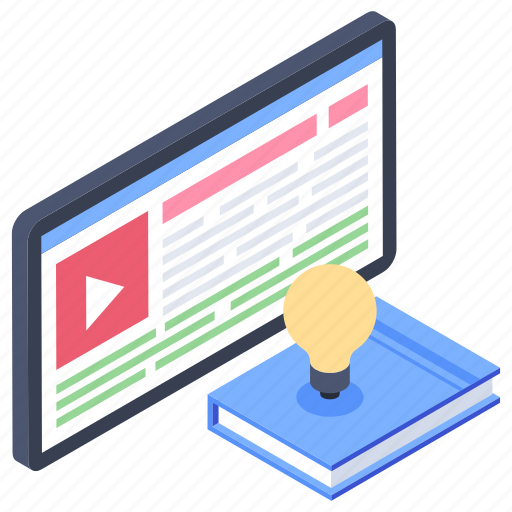 Internet videos, online videos, video blog, video page, video tutorial, web video icon - Download on Iconfinder