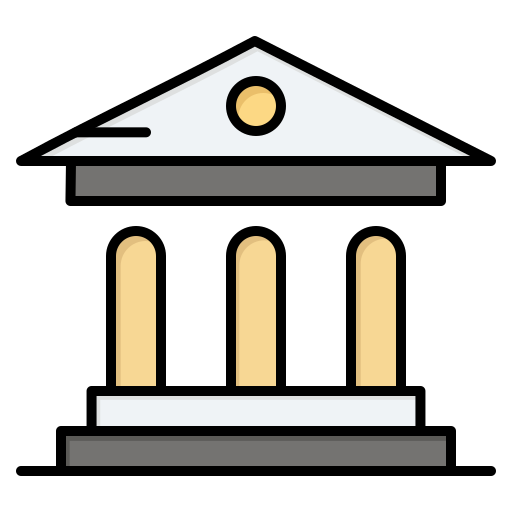 Bank, campus, court, university icon - Free download