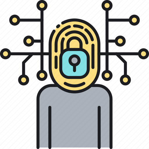 Cyber, identity, cyber identity, touch id icon - Download on Iconfinder