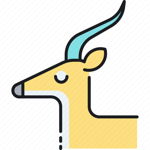 Gazelle, antelope, fast growing, high growth company icon - Download on Iconfinder
