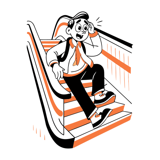 Fall-off, boy, play, school, shout, learning, male illustration - Download on Iconfinder