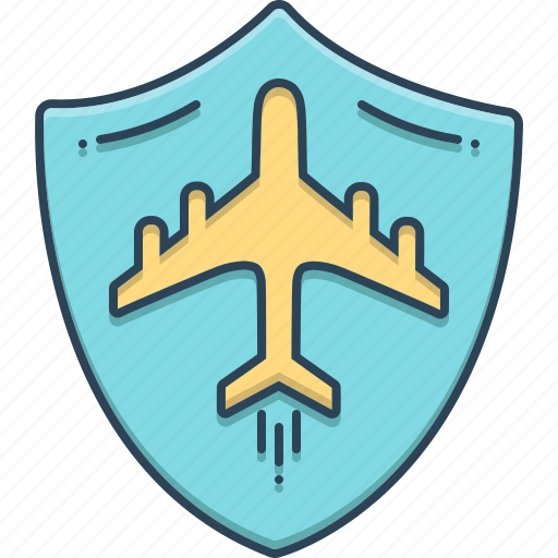 Airplane, insurance, protection, travel, travel insurance icon - Download on Iconfinder