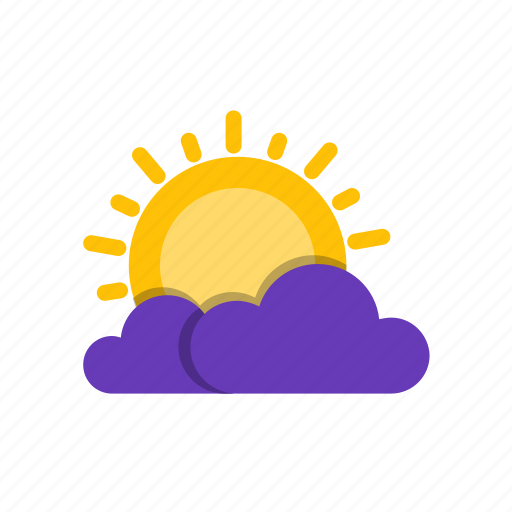 Clouds, rays, sun, weather icon - Download on Iconfinder