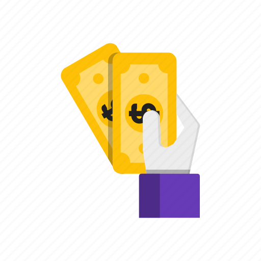 Cash, hand, paying, payment icon - Download on Iconfinder
