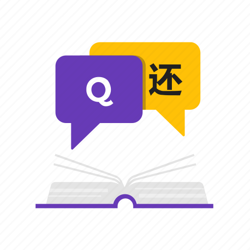 Book, chat, language, learning icon - Download on Iconfinder