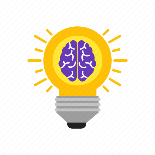 Brain, bulb, knowledge, of, power icon - Download on Iconfinder