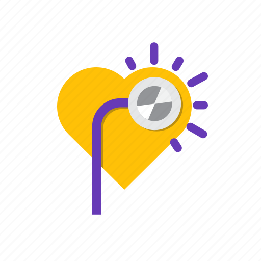 Bit, healthy, heart, stetoscop icon - Download on Iconfinder