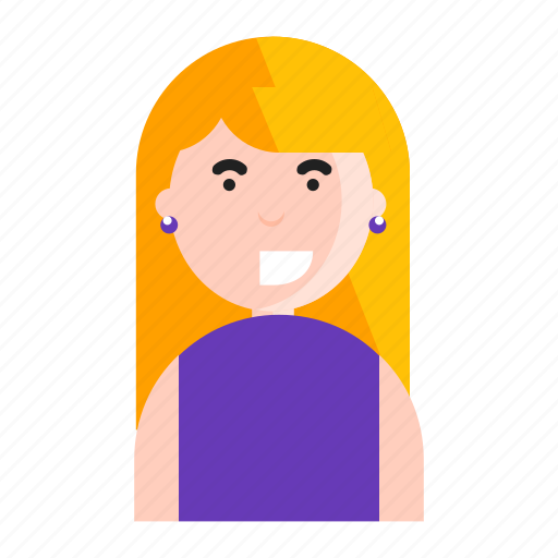 Avatar, female, hair, lady icon - Download on Iconfinder