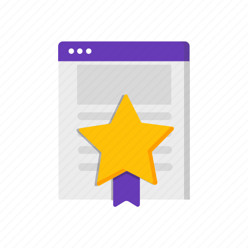 Award, page, quality, website icon - Download on Iconfinder
