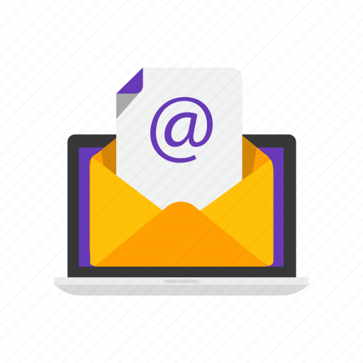 E, envelope, laptop, mail icon - Download on Iconfinder