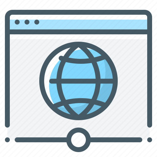 Browser, global, globe, network, webpage icon - Download on Iconfinder