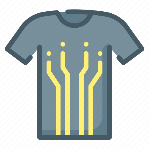 Clothes, clothing, digital, electronic, smart, t-shirt, technology icon - Download on Iconfinder