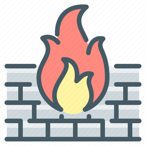 Antivirus, firewall, protection, fire icon - Download on Iconfinder