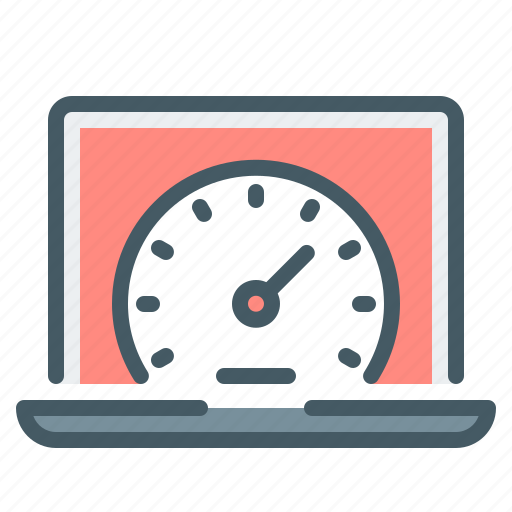 Laptop, performance, response, response time, speedometer, time icon - Download on Iconfinder