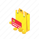 bag, cart, ecommerce, money, shopping