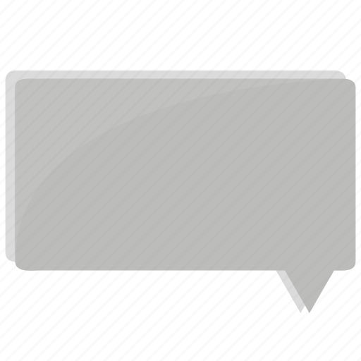Conversation, gray icon - Download on Iconfinder