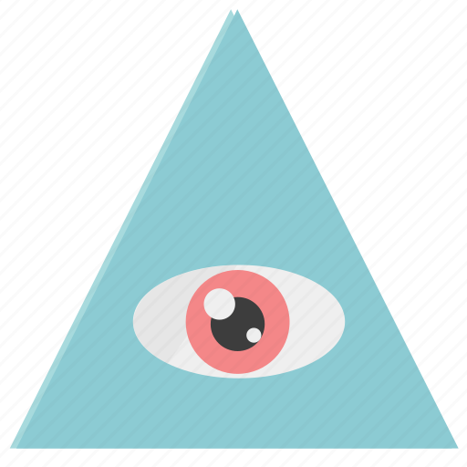 Eye, triangle icon - Download on Iconfinder on Iconfinder